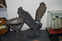 Eagle Wall Plaque and a Metal Stand