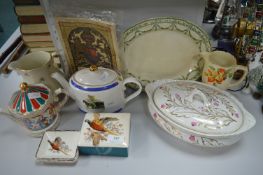 Vintage Pottery Teapots, etc.