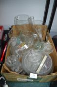Assorted Glassware, Vases, Bowls, etc.