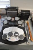 Gear4Music Drum Machine and Amplifier plus Another Drum Machine and a Rock Jam Amp etc.