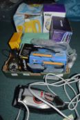 Small Electricals Including Steam Iron, Lamps, etc.