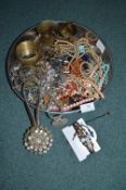 Tray Lot of Costume Jewellery