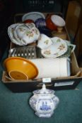 Vintage Pottery and Kitchenware, Storage Jars, etc.