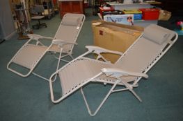 Pair of Garden Lounger (new & boxed)
