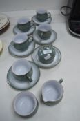 Denby Cups and Saucers etc. 14pcs