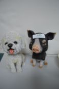 Nodding Poodle and a Pig