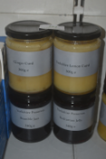 4x 340g of Assorted Jams and Curds