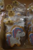 5x Unicorn Gingerbread Biscuits