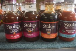 4x Stoke Sauces: Hot & Spicy BBQ, Korean BBQ, Hoisin, and Bloody Mary Ketchup
