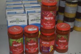 5x Assorted Jars of Mutti Pasta Sauces
