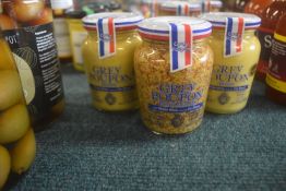 3x 250g of Grey Poupon Mustards: 2x Dijon, 1x Wholegrain