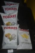 *5x Assorted Bags of Torres Selecta Crisps