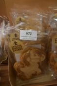 6x Pony Gingerbread Biscuits