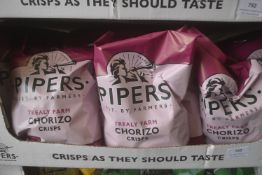 *14x 150g Bags of Pipers Chorizo Crisps
