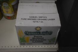 *1x Case of 12 Bottles of Samuel Smith Brewed Organic Lager (550ml)