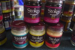 Stokes 2x Red Currant Jelly, Tartare Sauce, Sicilian Lemon & Dill Mayo, and Cocktail Sauce