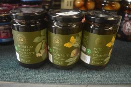Royal Botanic Garden Compotes: Morello Cherry, and 2x Wild Fig