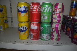 *32x Cans of Assorted Soft Drinks