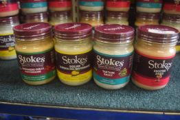 Stokes Tartare Sauce, Cocktail Sauce, Habanero Chilli Mayo, and Sicilian Lemon & Dill Mayo