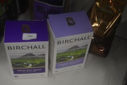 2x Boxes of Birchall Teabags, and 1x Pack of Freshers Coco Powder