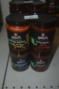 4x 280g of Assorted Yau’s Cooking Sauces and Pastes