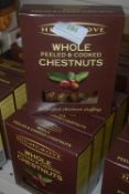 *5x 200g Packs of Whole Peeled Chestnuts