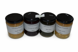 4x 290g of Preserves, Apple Sauce, Mint Jelly, and Cranberry Sauce