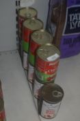 4x Cans of Mutti Cherry Tomatoes, and 5x Cans of Mr Organic Mixed Beans