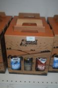 *4x Great Newsome 3pc Giftsets: Pint Glass, and 2x Beers
