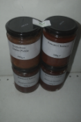 4x ~290g of Assorted Chutneys and Pickles