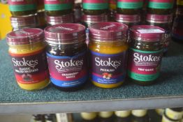 Stokes Classic English Mustard, Cranberry Sauce, Piccalilli, and Mint Sauce