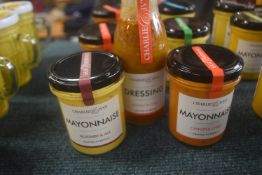 Charlie & Ivy’s Mustard & Ale and Chipotle Mayonnaises, and 1x Mango & Chilli Dressing