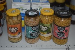 4x Assorted Jars Bold Bean Co. Beans and Chickpeas