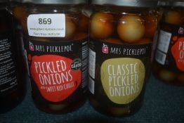 2x Mrs Picklepot Pickled Onions: Classic, and Sweet Red Chilli