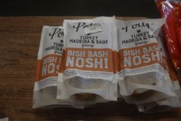 5x 350g of Potts’ Turkey, Madera & Sage Gravy