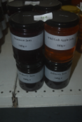 4x 340g of Assorted Jams and Preserves: 1x Blueberry, 1x Damson, 1x Bilberry, and 1x Wild Crab Apple