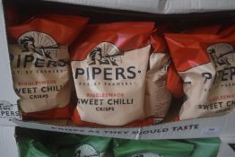 *14x 150g Bags of Pipers Sweet Chilli Crisps