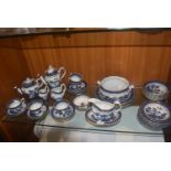 Booth’s Real Old Willow Pattern Tableware 30+pcs