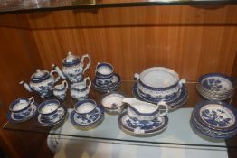Booth’s Real Old Willow Pattern Tableware 30+pcs