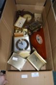 Vintage Clock Including Carriage Clocks (sold as spares)