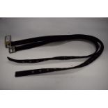 Libby’s Webbing Stirrup Leathers Black 42”