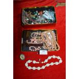 Vintage Costume Jewellery, Wristwatch, etc.