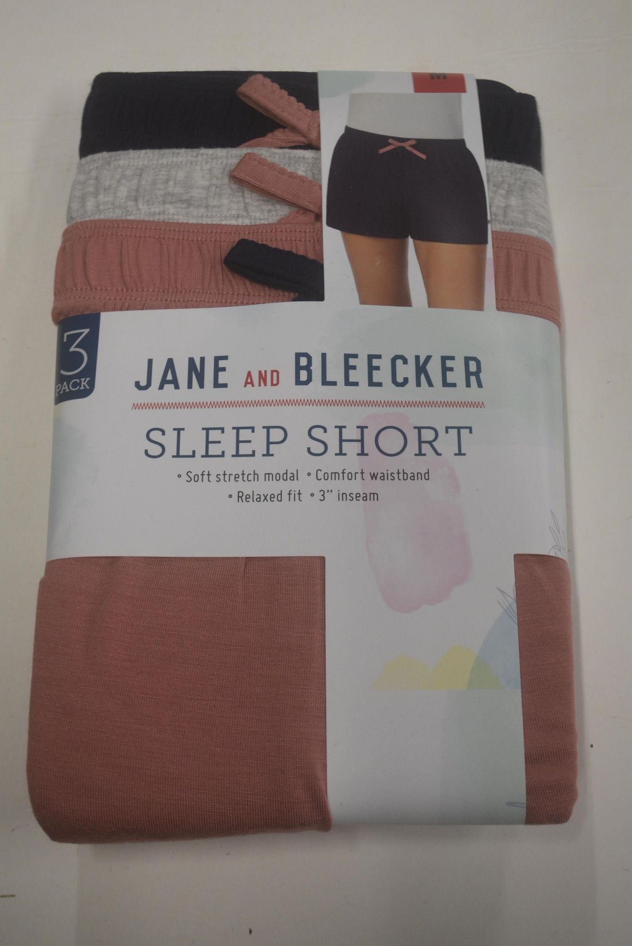 *Jane & Bleecker Sleep Shorts 3pk Size: M