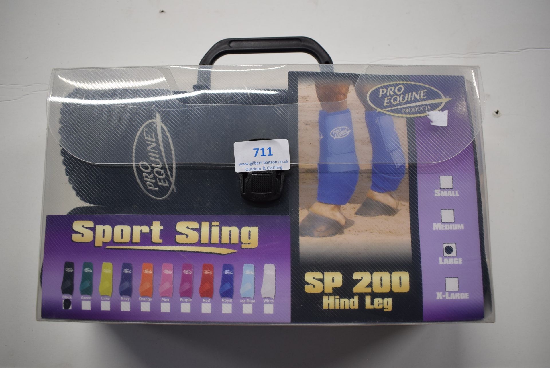 Pro Equine SP200 Hind Leg Sports Sling in Black Size: L