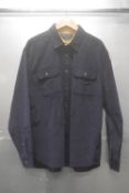 *Jachs New York Navy Cord Shacket Size: XXL