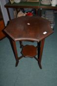 Period Mahogany Octagonal Occasional Table