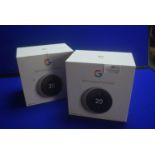 *2x Google Nest Learning Thermostats