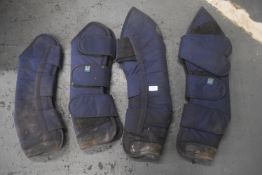 Olympian Navy Horse Travel Boots