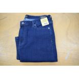 *Buffalo High Rise Stright Leg Stretch Denim Jeans Size: 10