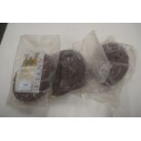 3x Castle Soft Web Lead Ropes in Brown